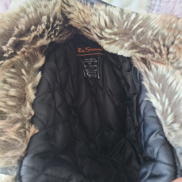 Ben Sherman Wool Blend Faux Fur Winter Plaid Trapper Bomper Aviator Hat - Picture 4 of 7